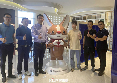 热烈欢迎中国建博会领导一行莅临客来福智能科技股份有限公司参观指导！